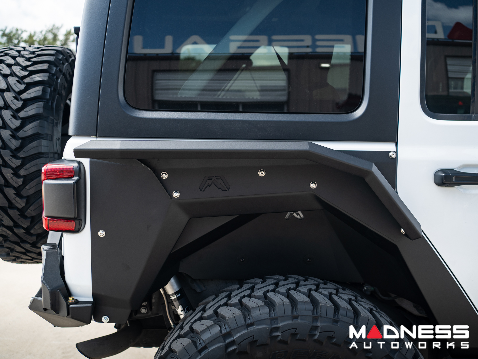 Jeep Wrangler JL Fender Flares - Fab Fours - Rear - Fender Liner For Base System - 4 Door